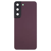 For Samsung Galaxy S22 5G SM-S901B Battery Back Cover with Camera Lens Cover (Purple)
