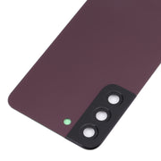 For Samsung Galaxy S22 5G SM-S901B Battery Back Cover with Camera Lens Cover (Purple)