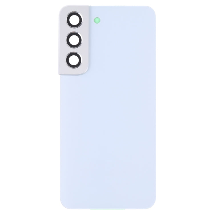 For Samsung Galaxy S22 5G SM-S901B Battery Back Cover with Camera Lens Cover (White)