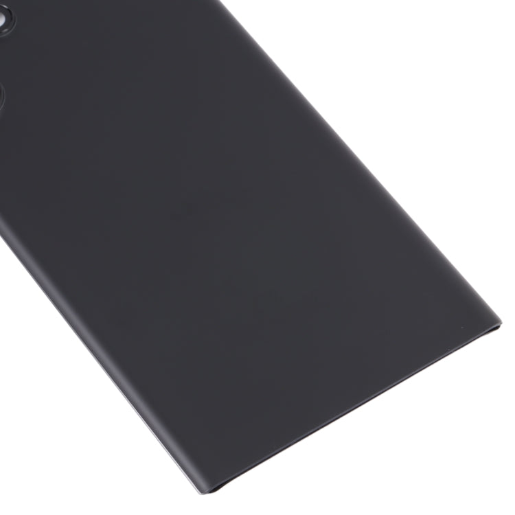 For Samsung Galaxy S22 Ultra 5G SM-S908B Battery Back Cover with Camera Lens Cover (Black)