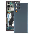 For Samsung Galaxy S22 Ultra 5G SM-S908B Battery Back Cover with Camera Lens Cover (Green) - free shipping - PMc TechLife - Order now!