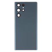For Samsung Galaxy S22 Ultra 5G SM-S908B Battery Back Cover with Camera Lens Cover (Green)