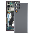 For Samsung Galaxy S22 Ultra 5G SM-S908B Battery Back Cover with Camera Lens Cover (Grey) - free shipping - PMc TechLife - Order now!