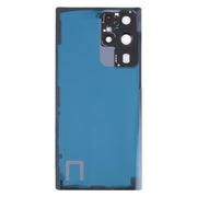 For Samsung Galaxy S22 Ultra 5G SM-S908B Battery Back Cover with Camera Lens Cover (White)