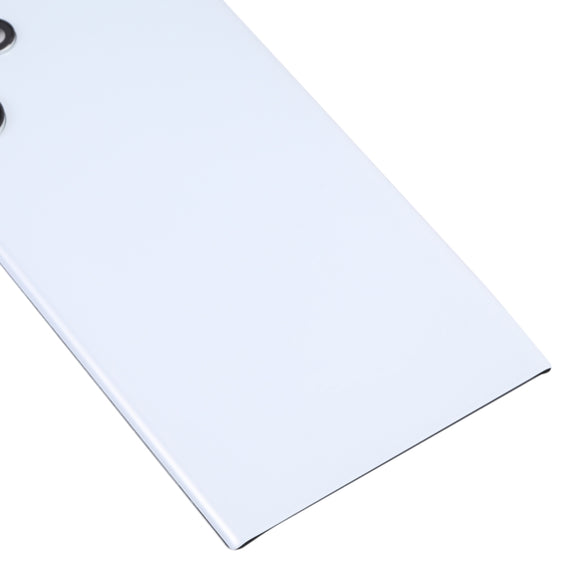 For Samsung Galaxy S22 Ultra 5G SM-S908B Battery Back Cover with Camera Lens Cover (White)