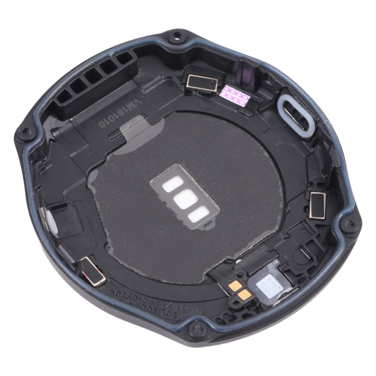 Rear Housing Cover with Glass Lens For Samsung Gear S3 Frontier SM-R760 (Black)