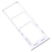 For Samsung Galaxy A23 SM-A235 Original SIM Card Tray + SIM Card Tray + Micro SD Card Tray (White)