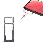 For Samsung Galaxy A13 SM-A135 Original SIM Card Tray + SIM Card Tray + Micro SD Card Tray (Black)