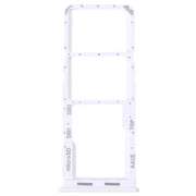 For Samsung Galaxy A13 SM-A135 Original SIM Card Tray + SIM Card Tray + Micro SD Card Tray (White)