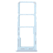 For Samsung Galaxy M23 SM-M236B Original SIM Card Tray + SIM Card Tray + Micro SD Card Tray (Blue)