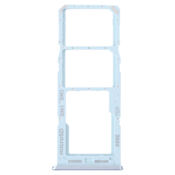 For Samsung Galaxy M23 SM-M236B Original SIM Card Tray + SIM Card Tray + Micro SD Card Tray (Blue)