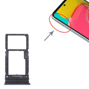 For Samsung Galaxy M53 SM-M536B Original SIM Card Tray + Micro SD Card Tray (Black)