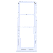 For Samsung Galaxy A04s SM-A047F Original SIM Card Tray + SIM Card Tray + Micro SD Card Tray (White)