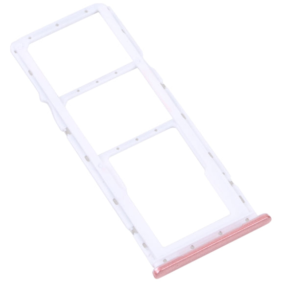 For Samsung Galaxy A04 SM-A045F Original SIM Card Tray + SIM Card Tray + Micro SD Card Tray (Pink)
