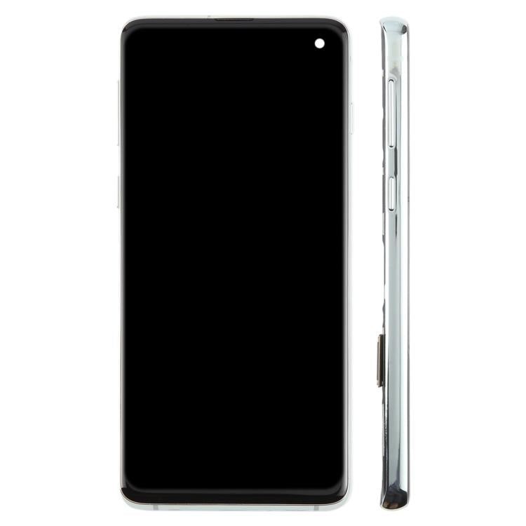For Samsung Galaxy S10 4G SM-G973F 6.05 inch TFT LCD Screen Digitizer Full Assembly with Frame, Not Supporting Fingerprint Identification(Green)