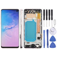 For Samsung Galaxy S10 4G SM-G973F 6.05 inch TFT LCD Screen Digitizer Full Assembly with Frame, Not Supporting Fingerprint Identification(Gold) - free shipping - PMC TechLife - Order now!