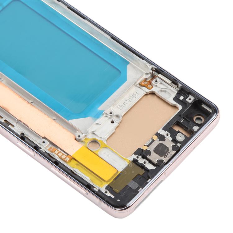 For Samsung Galaxy S10 4G SM-G973F 6.05 inch TFT LCD Screen Digitizer Full Assembly with Frame, Not Supporting Fingerprint Identification(Gold)