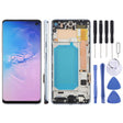 For Samsung Galaxy S10 4G SM-G973F 6.05 inch TFT LCD Screen Digitizer Full Assembly with Frame, Not Supporting Fingerprint Identification(Blue) - free shipping - PMC TechLife - Order now!