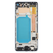 For Samsung Galaxy S10 4G SM-G973F 6.05 inch TFT LCD Screen Digitizer Full Assembly with Frame, Not Supporting Fingerprint Identification(Blue)