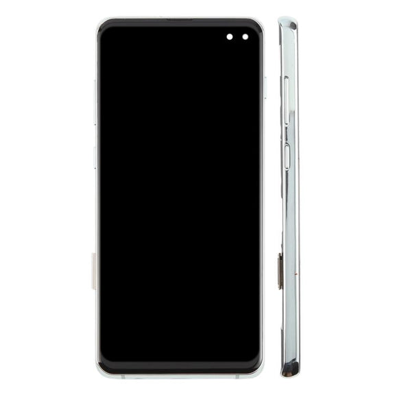 For Samsung Galaxy S10+ SM-G975F 6.38 inch TFT LCD Screen Digitizer Full Assembly with Frame, Not Supporting Fingerprint Identification(Green)