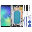 For Samsung Galaxy S10+ SM-G975F 6.38 inch TFT LCD Screen Digitizer Full Assembly with Frame, Not Supporting Fingerprint Identification(Blue) - free shipping - PMC TechLife - Order now!
