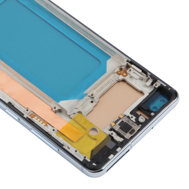 For Samsung Galaxy S10+ SM-G975F 6.38 inch TFT LCD Screen Digitizer Full Assembly with Frame, Not Supporting Fingerprint Identification(Blue)