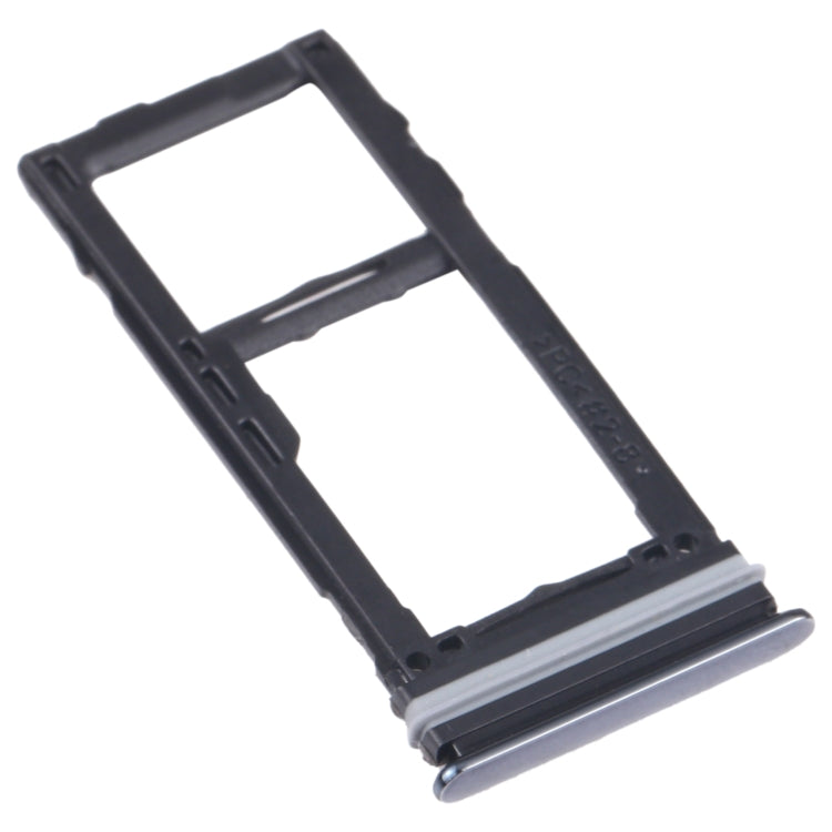 For Samsung Galaxy A72 SM-A725 SIM Card Tray + SIM Card Tray / Micro SD Card Tray (Black)