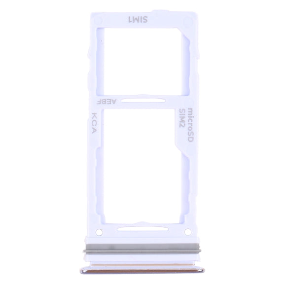 For Samsung Galaxy A72 SM-A725 SIM Card Tray + SIM Card Tray / Micro SD Card Tray (Purple)