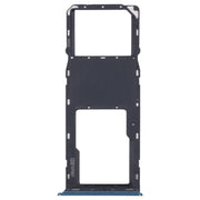 For Samsung Galaxy A03s SM-A037U Original SIM Card Tray + Micro SD card tray (Blue)