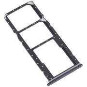 For Samsung Galaxy A04 Core SM-A042F Original SIM Card Tray + SIM Card Tray + Micro SD card tray(Black)