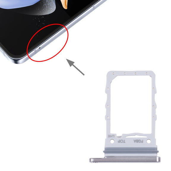 For Samsung Galaxy Z Flip4 SM-F721B Original SIM Card Tray (Silver)