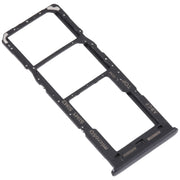 For Samsung Galaxy A23 5G SM-A236B Original SIM Card Tray + SIM Card Tray + Micro SD card tray (Black)