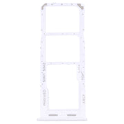 For Samsung Galaxy A23 5G SM-A236B Original SIM Card Tray + SIM Card Tray + Micro SD card tray (White)