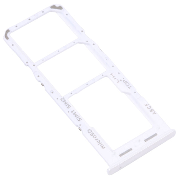 For Samsung Galaxy A23 5G SM-A236B Original SIM Card Tray + SIM Card Tray + Micro SD card tray (White)