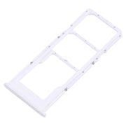 For Samsung Galaxy A23 5G SM-A236B Original SIM Card Tray + SIM Card Tray + Micro SD card tray (White)