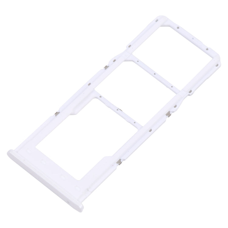For Samsung Galaxy A23 5G SM-A236B Original SIM Card Tray + SIM Card Tray + Micro SD card tray (White)