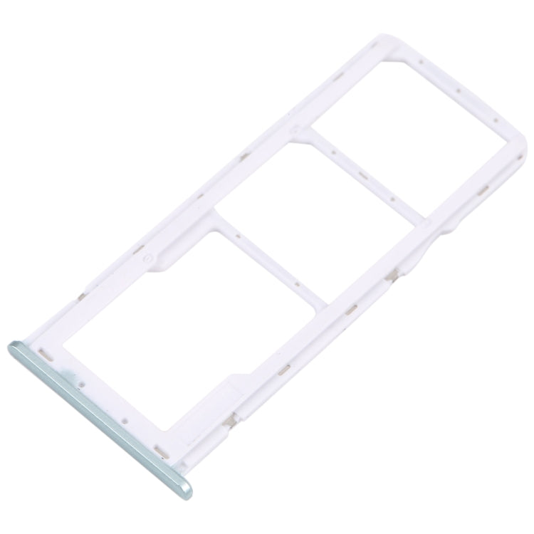 For Samsung Galaxy M42 5G SM-A436B Original SIM Card Tray + SIM Card Tray + Micro SD card tray (Green)