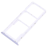 For Samsung Galaxy M42 5G SM-A436B Original SIM Card Tray + SIM Card Tray + Micro SD card tray (Purple)