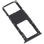 For Samsung Galaxy A03s SM-A037U Original SIM Card Tray + Micro SD card tray (Black)