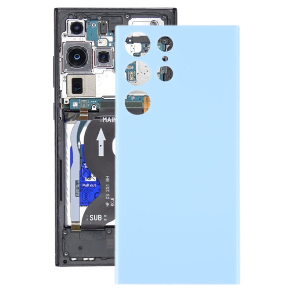 For Samsung Galaxy S23 Ultra 5G SM-S918B OEM Battery Back Cover(Blue)