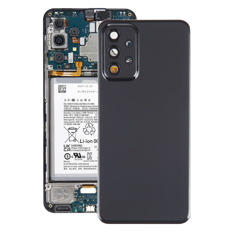 For Samsung Galaxy A23 5G SM-A236A Original Battery Back Cover with Camera Lens Cover(Black) - free shipping - PMc TechLife - Order now!