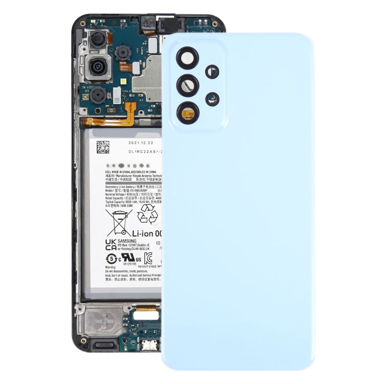 For Samsung Galaxy A23 5G SM-A236A Original Battery Back Cover with Camera Lens Cover(Blue) - free shipping - PMc TechLife - Order now!