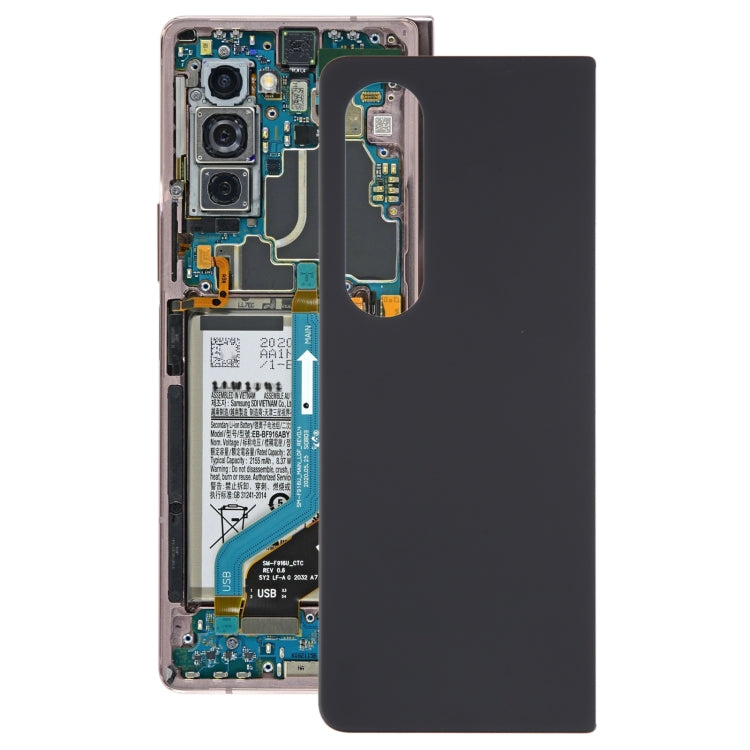 For Samsung Galaxy Z Fold4 SM-F936B Battery Back Cover with Camera Lens Cover(Black) - free shipping - PMc TechLife - Order now!