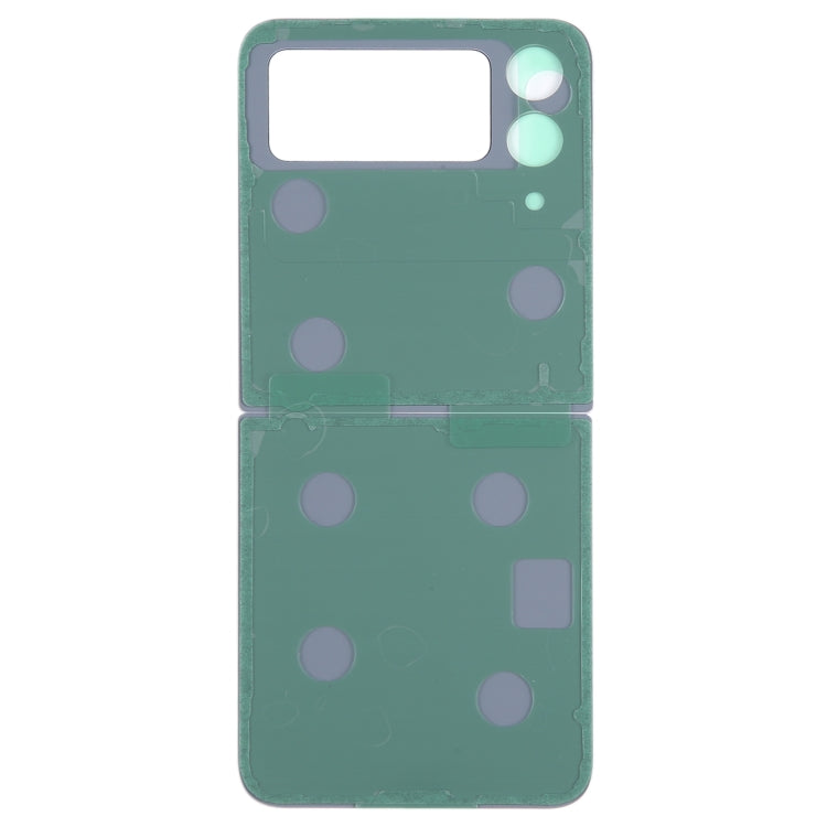 For Samsung Galaxy Z Flip4 SM-F721B Battery Back Cover with Camera Lens Cover(Gold)