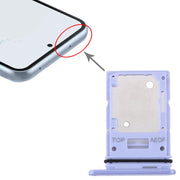 For Samsung Galaxy A54 SM-A546 Original SIM Card Tray + Micro SD Card Tray (Purple)