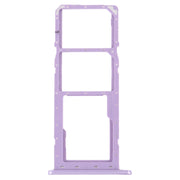 For Samsung Galaxy M04 SM-M045F Original SIM Card Tray + SIM Card Tray + Micro SD Card Tray (Purple)