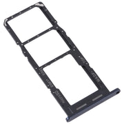 For Samsung Galaxy M14 SM-M146B Original SIM Card Tray + SIM Card Tray + Micro SD Card Tray (Dark Blue)