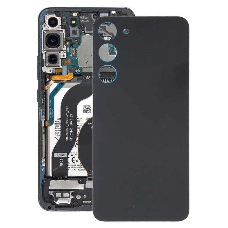 For Samsung Galaxy S23+ SM-S916B OEM Glass Battery Back Cover(Black) - free shipping - PMc TechLife - Order now!