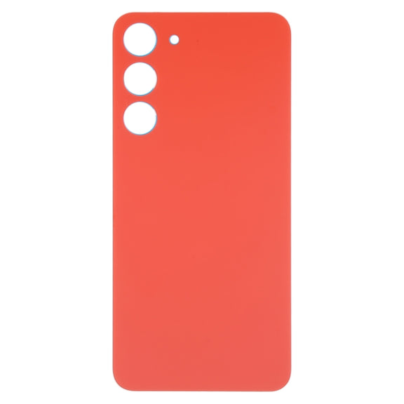 For Samsung Galaxy S23+ SM-S916B OEM Glass Battery Back Cover(Orange)