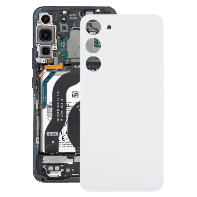 For Samsung Galaxy S23+ SM-S916B OEM Glass Battery Back Cover(White) - free shipping - PMc TechLife - Order now!